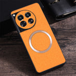 For OnePlus 12 5G Magnetic Case TPU+Cloth Scratch Resistant Phone Cover