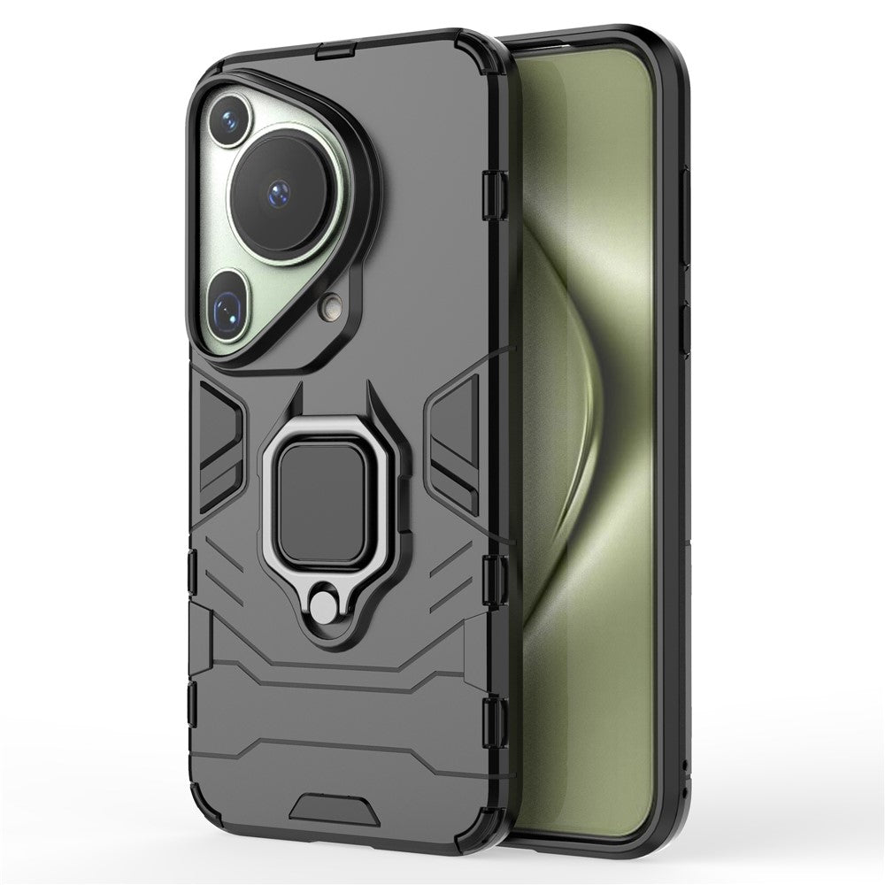 Huawei Pura 70 Ultra Skal Ring Stöd Stötsäkert PC+TPU Skal