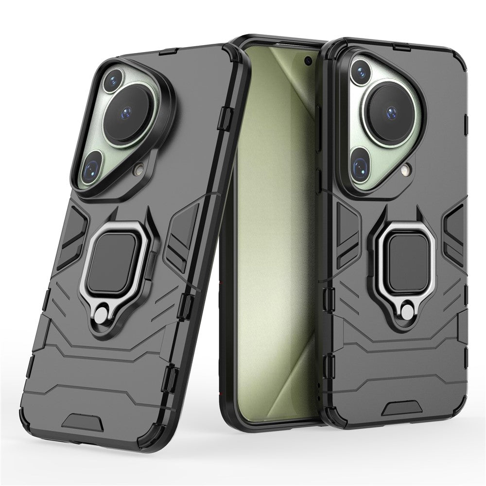 Huawei Pura 70 Ultra Skal Ring Stöd Stötsäkert PC+TPU Skal