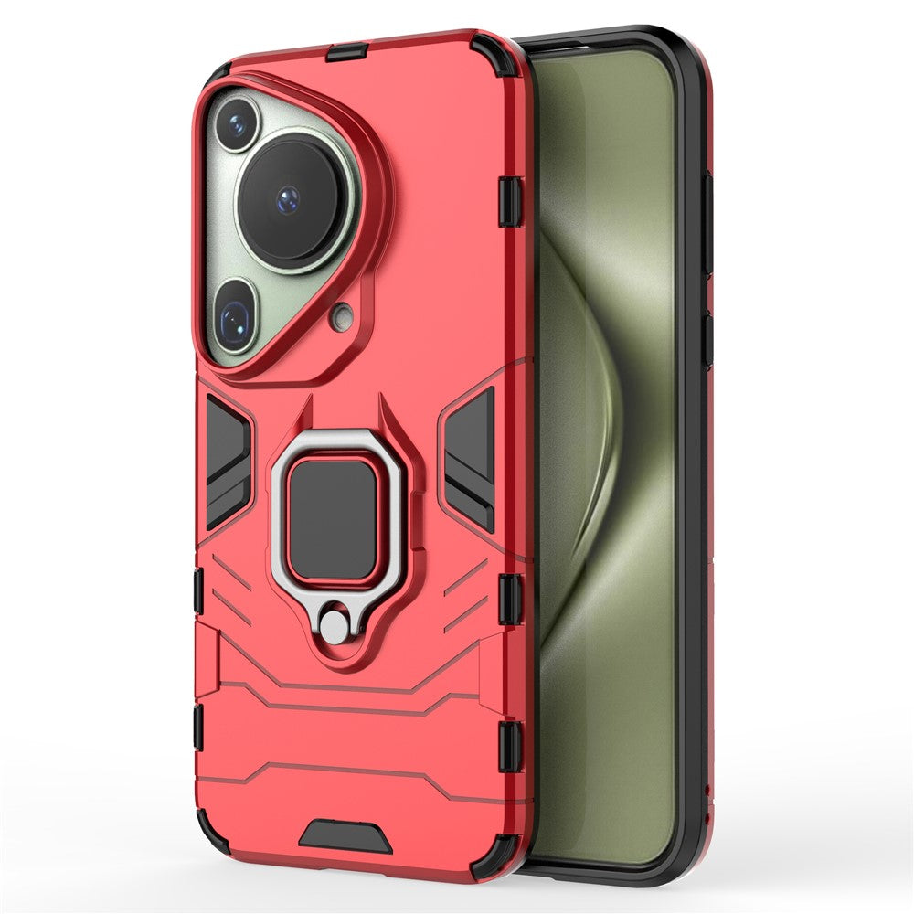Huawei Pura 70 Ultra Skal Ring Stöd Stötsäkert PC+TPU Skal