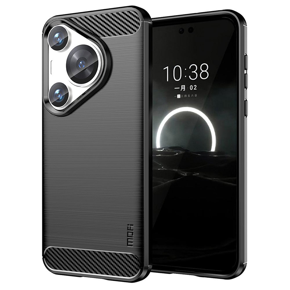 MOFI JK TPU Series-1 För Huawei Pura 70 Pro / Pura 70 Pro+ Skal Borstad Mjuk TPU Fallsäkert mobilskal