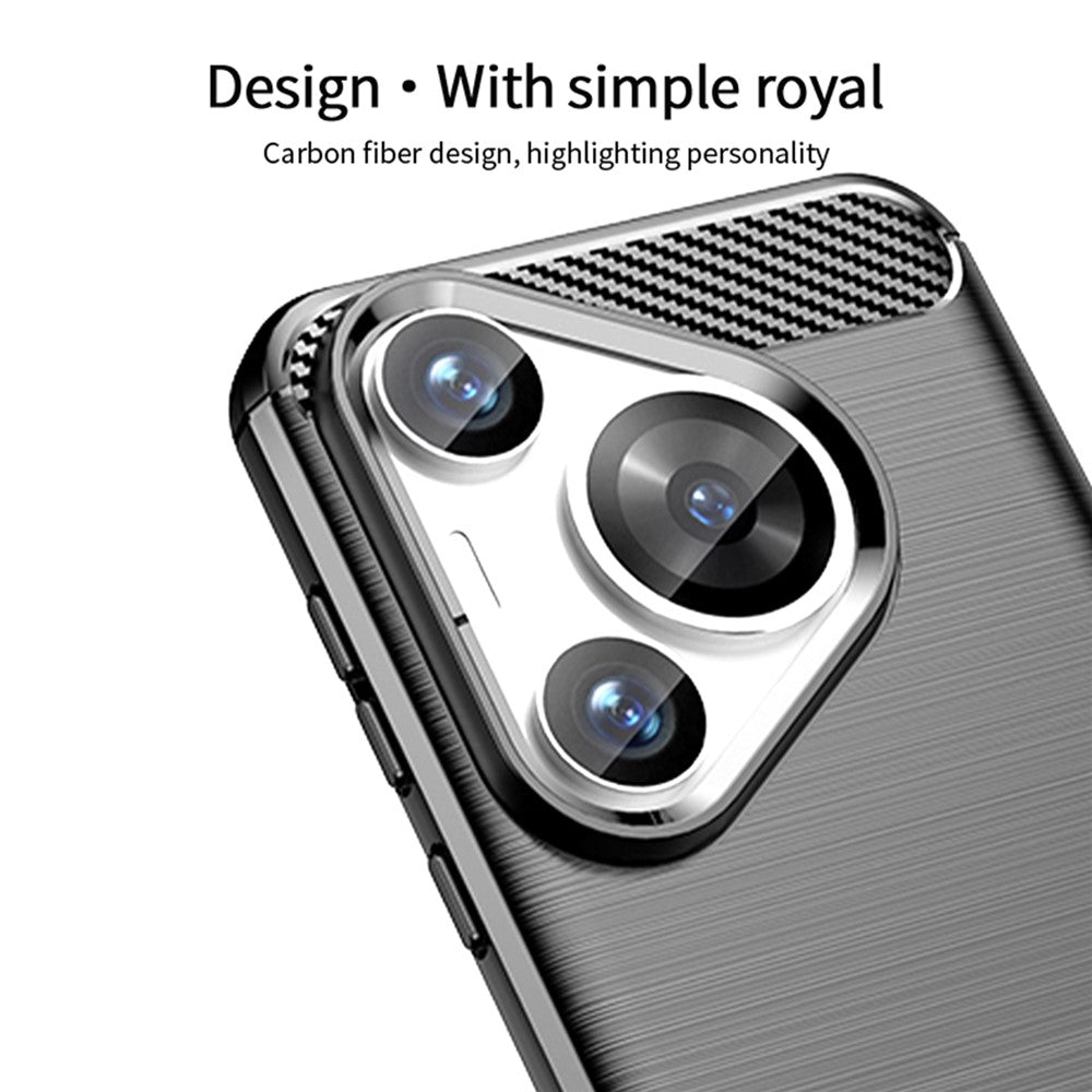 MOFI JK TPU Series-1 För Huawei Pura 70 Pro / Pura 70 Pro+ Skal Borstad Mjuk TPU Fallsäkert mobilskal