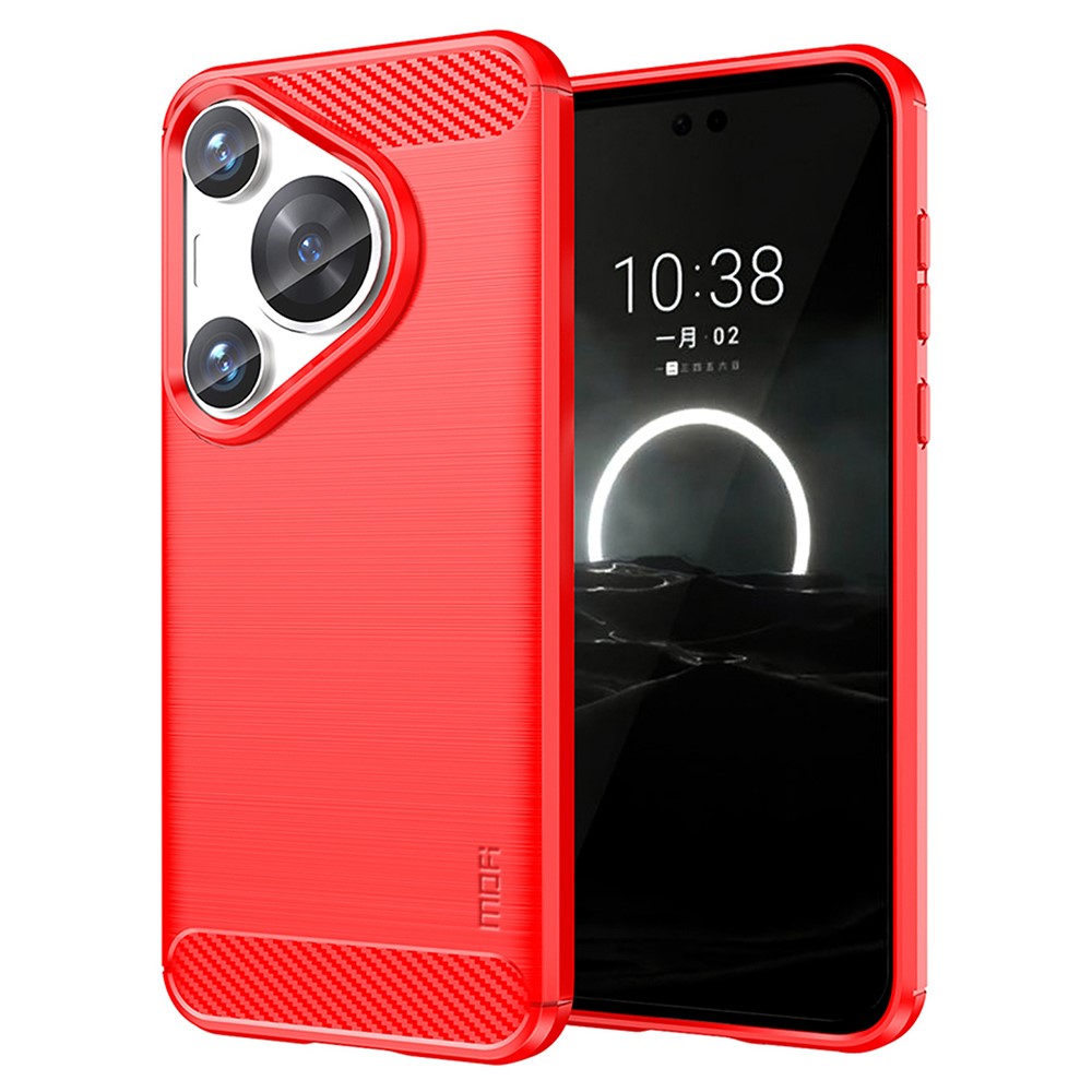 MOFI JK TPU Series-1 För Huawei Pura 70 Pro / Pura 70 Pro+ Skal Borstad Mjuk TPU Fallsäkert mobilskal