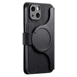 For iPhone 15 Magnetic Case CASENEO Detachable Leather Phone Wallet Cover