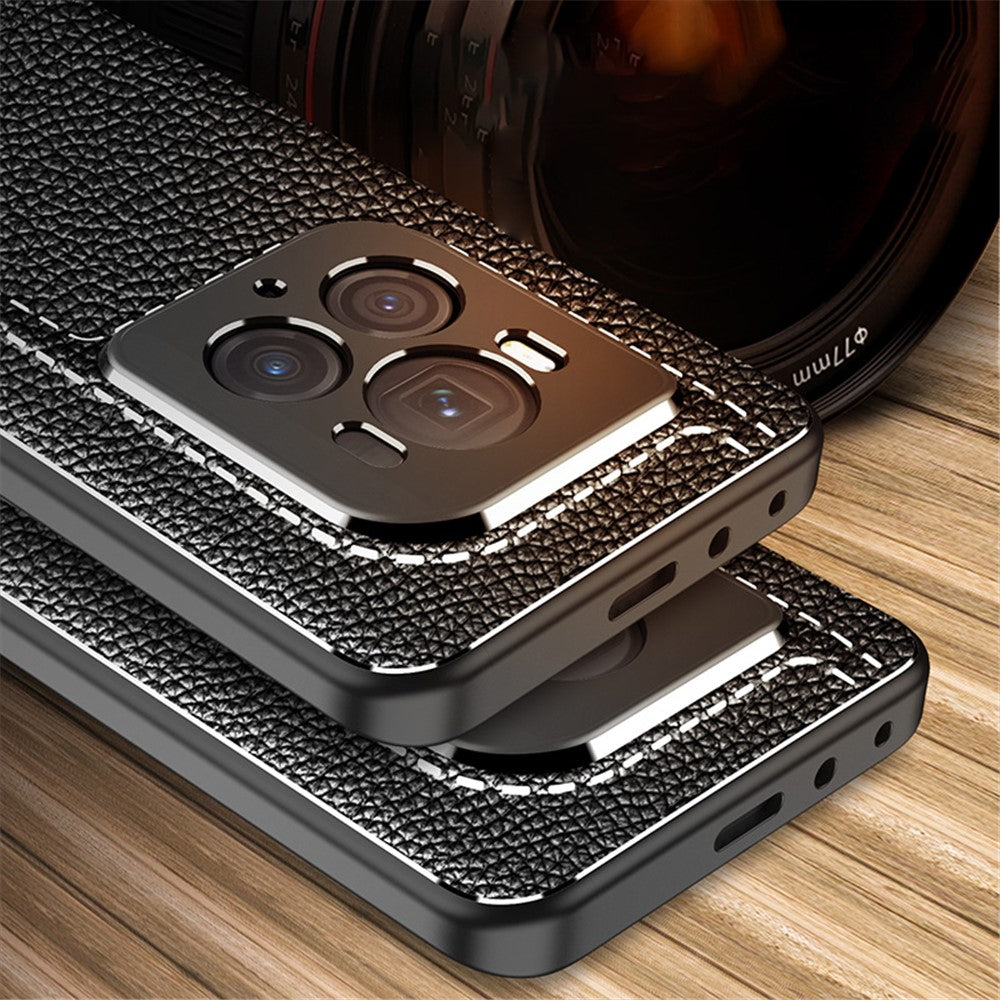 For Honor Magic6 Ultimate 5G Case Non-Slip Grip Litchi Texture TPU Phone Cover