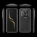 For Honor Magic6 Ultimate 5G Case Non-Slip Grip Litchi Texture TPU Phone Cover