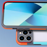 WOLMTT For iPhone 15 Pro Max Anti-scratch Case Dual Color Frame PC+TPU Phone Cover