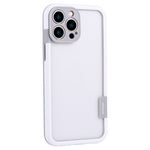 WOLMTT For iPhone 15 Pro Max Anti-scratch Case Dual Color Frame PC+TPU Phone Cover