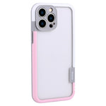WOLMTT For iPhone 15 Pro Max Anti-scratch Case Dual Color Frame PC+TPU Phone Cover