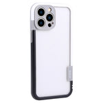 WOLMTT For iPhone 15 Pro Max Anti-scratch Case Dual Color Frame PC+TPU Phone Cover