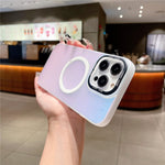For iPhone 15 Pro Max Case Compatible with MagSafe PC+TPU Magnetic Phone Cover