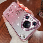 KADEM til Huawei Pura 70 Pro / Pura 70 Pro+ TPU-cover med snor, glitter og glitrende mobilcover