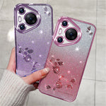 KADEM til Huawei Pura 70 Pro / Pura 70 Pro+ TPU-cover med snor, glitter og glitrende mobilcover