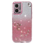 KADEM Cover til Motorola Moto G45 5G / G34 5G - Bling Glitter Fleksibelt TPU Beskyttelsescover