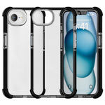 For iPhone 17e / 16e Case 3-in-1 Drop Protection TPU+TPE+Acrylic Phone Cover