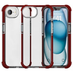 For iPhone 17e / 16e Case 3-in-1 Drop Protection TPU+TPE+Acrylic Phone Cover