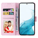 Til Samsung Galaxy A54 5G cover RFID-blokerende magnetisk telefoncover med lakeret design
