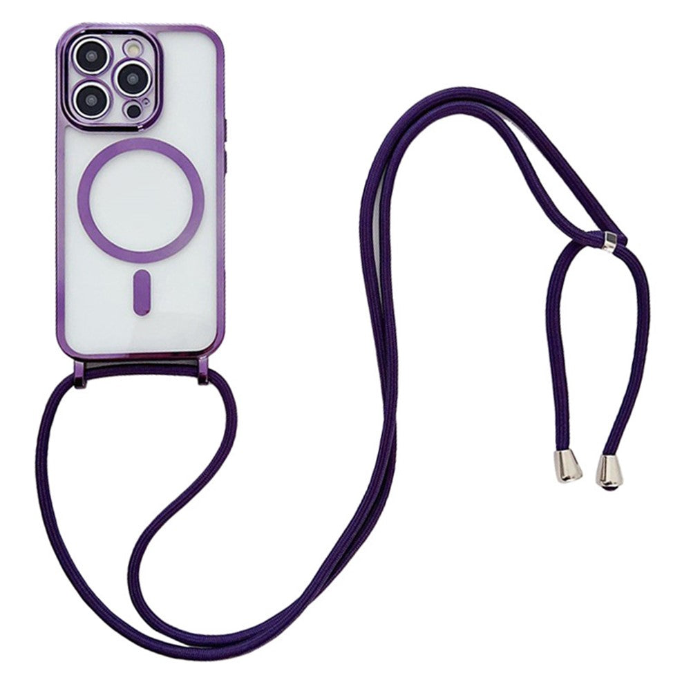 For iPhone 12 Pro Max Case Compatible with MagSafe TPU Electroplating Phone Cover