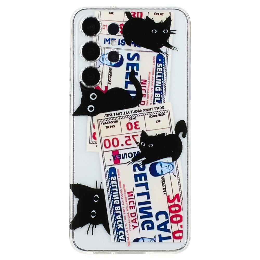 For Samsung Galaxy S24 Ultra Case Printed Pattern TPU Shockproof Protective Phone Cover