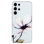 For Samsung Galaxy S23 Ultra TPU Case Camera Lens Protection Slim Pattern Phone Cover