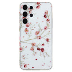 For Samsung Galaxy S23 Ultra TPU Case Camera Lens Protection Slim Pattern Phone Cover
