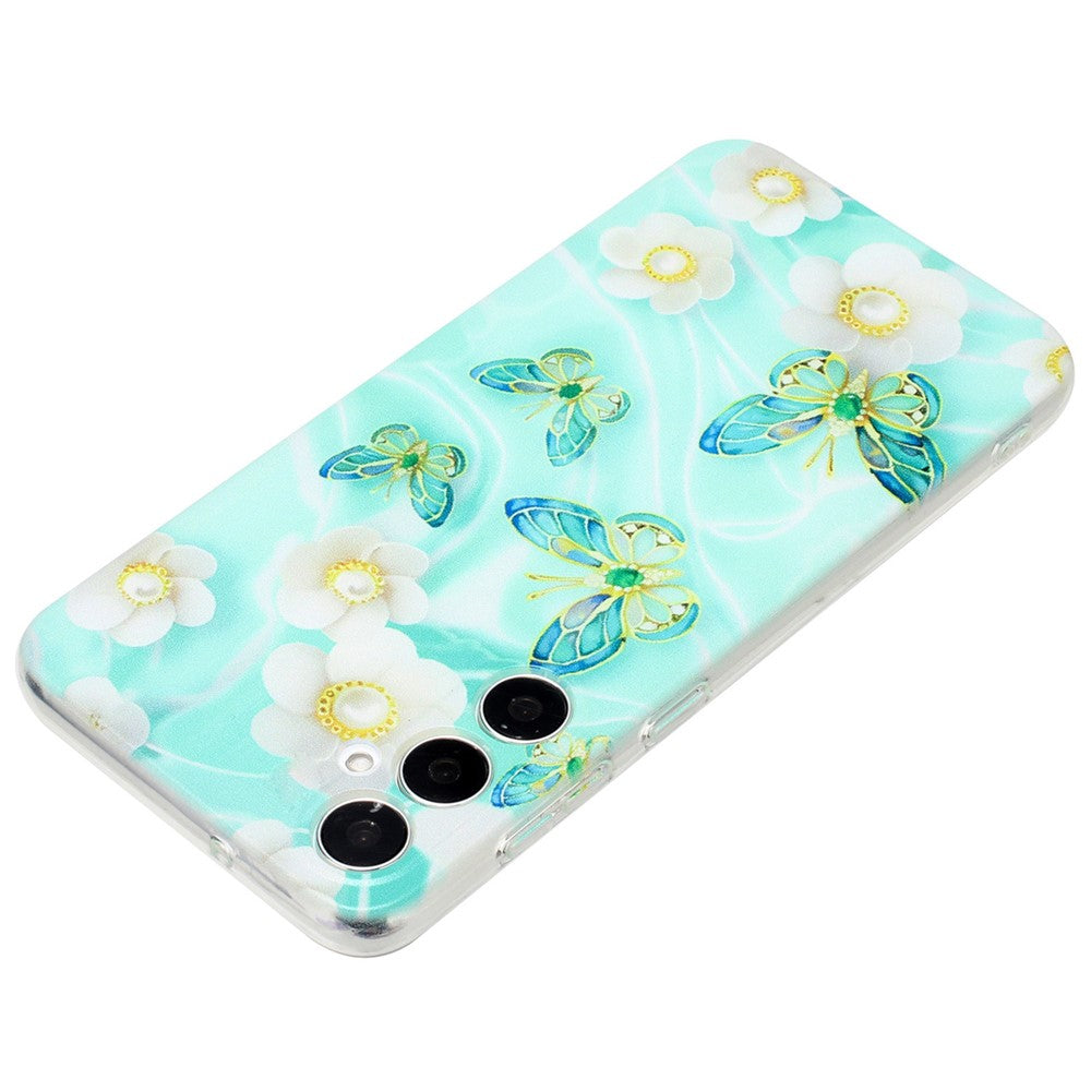For Samsung Galaxy A24 4G (162.1 x 77.6 x 8.3mm) Soft TPU Case Pattern Printing Back Phone Cover