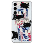 For Samsung Galaxy A24 4G (162.1 x 77.6 x 8.3mm) Soft TPU Case Pattern Printing Back Phone Cover