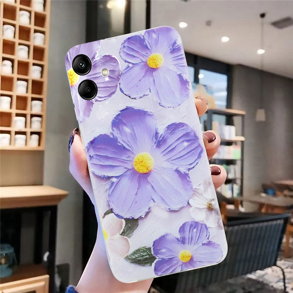 For Samsung Galaxy A05 4G Case TPU Scratch-proof Back Phone Cover with Printing Pattern