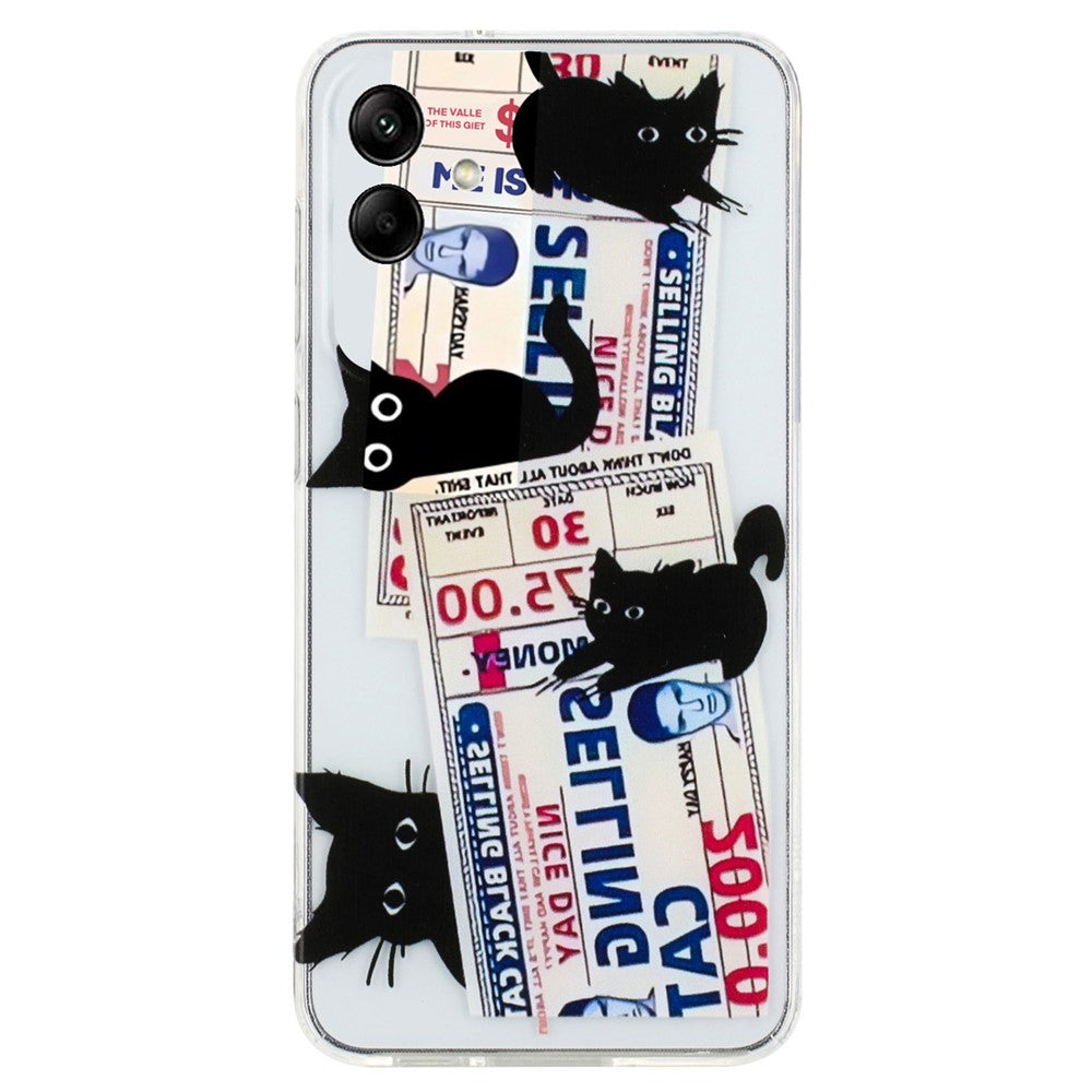 For Samsung Galaxy A05 4G Case TPU Scratch-proof Back Phone Cover with Printing Pattern