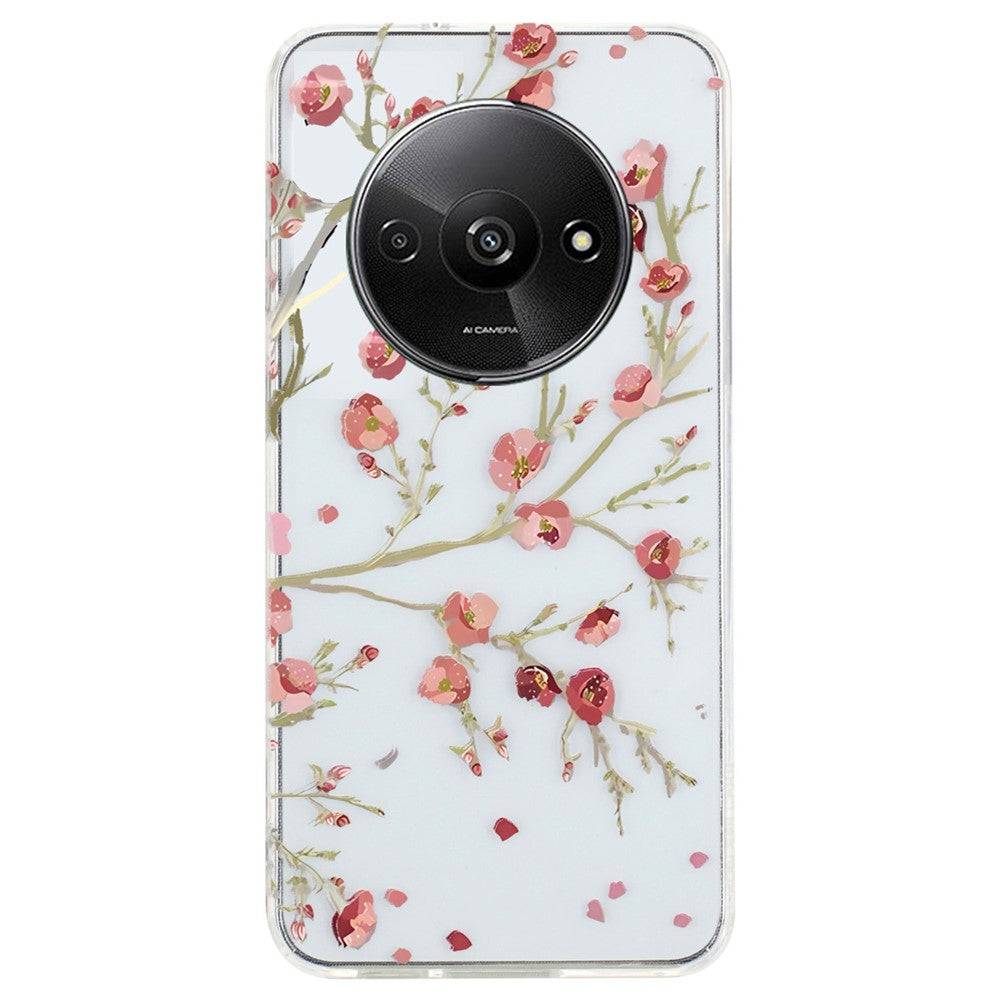 For Xiaomi Redmi A3 / Poco C61 4G TPU Case Pattern Printing Drop Protection Phone Protective Cover