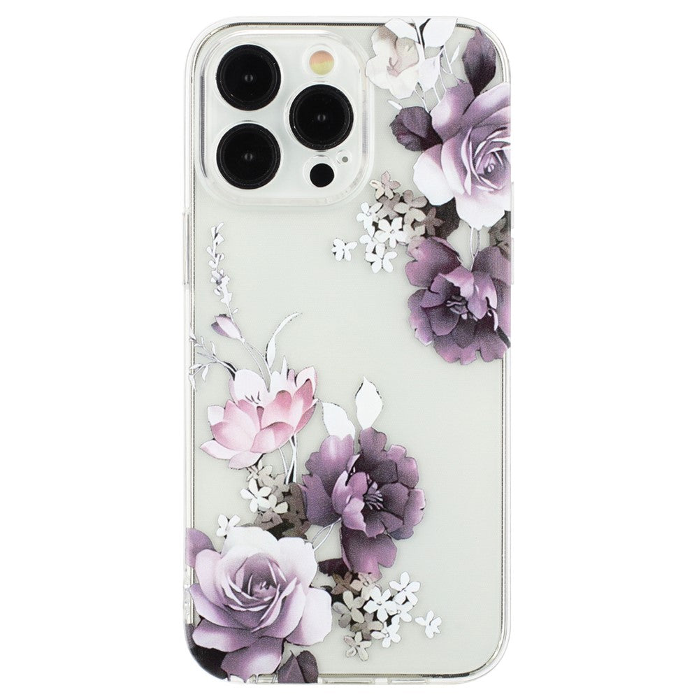 TPU Case for iPhone 14 Pro Max Shell Pattern Printing Protective Back Cover