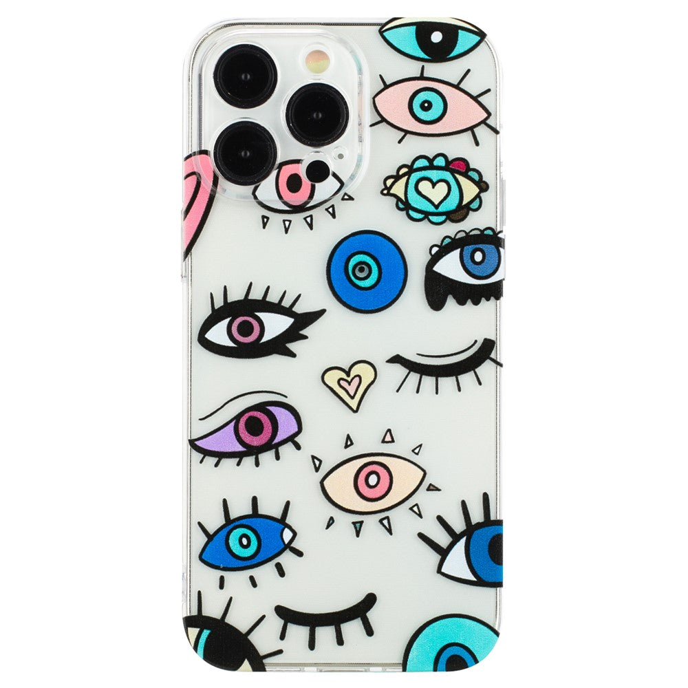 For iPhone 14 Pro Case Pattern Printing TPU Drop-proof Phone Cover