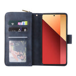 For Xiaomi Redmi Note 13 Pro 4G / Poco M6 Pro 4G Leather Case Zipper Wallet Phone Cover