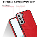 For Samsung Galaxy S22+ 5G Multifunction Phone Shell Card Slot PU+TPU Mobile Phone Case