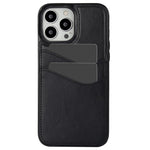 For iPhone 12 / 12 Pro Case Card Holder PU+TPU Phone Shell