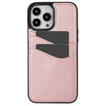 For iPhone 12 / 12 Pro Case Card Holder PU+TPU Phone Shell