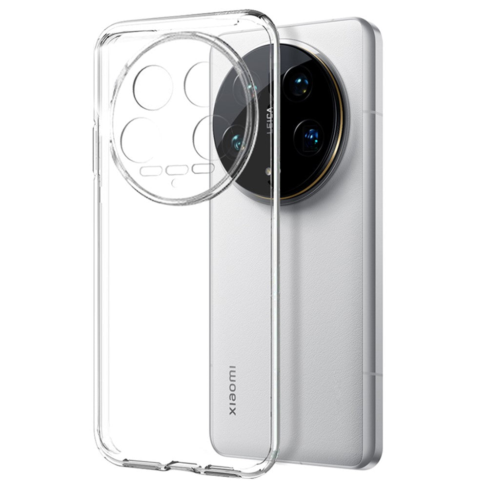 NORTHJO För Xiaomi 14 Ultra mobilskal Fallsäkert TPU-skydd med 3D-böjd härdat glasfilm