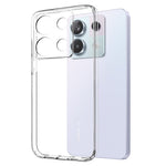 NORTHJO For Xiaomi Redmi Note 13 Pro 5G / Poco X6 5G Case Anti-fall TPU Protective Shell with Tempered Glass Film