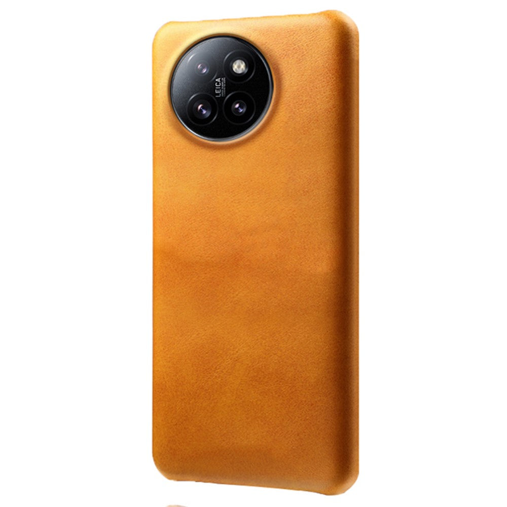 For Xiaomi Civi 4 Pro 5G / 14 Civi 5G Case Leather Coated Hard PC Calf Texture Shockproof Phone Cover