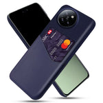 For Xiaomi Civi 4 Pro 5G / 14 Civi 5G Case Leather+PC Cloth Texture Phone Cover with Card Slot