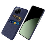 Xiaomi Civi 4 Pro 5G / 14 Civi 5G-skal, dubbla kortplatser, tygtextur, hårt PC-mobilskal