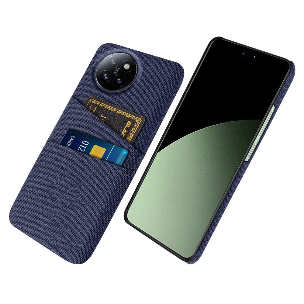 Xiaomi Civi 4 Pro 5G / 14 Civi 5G-skal, dubbla kortplatser, tygtextur, hårt PC-mobilskal