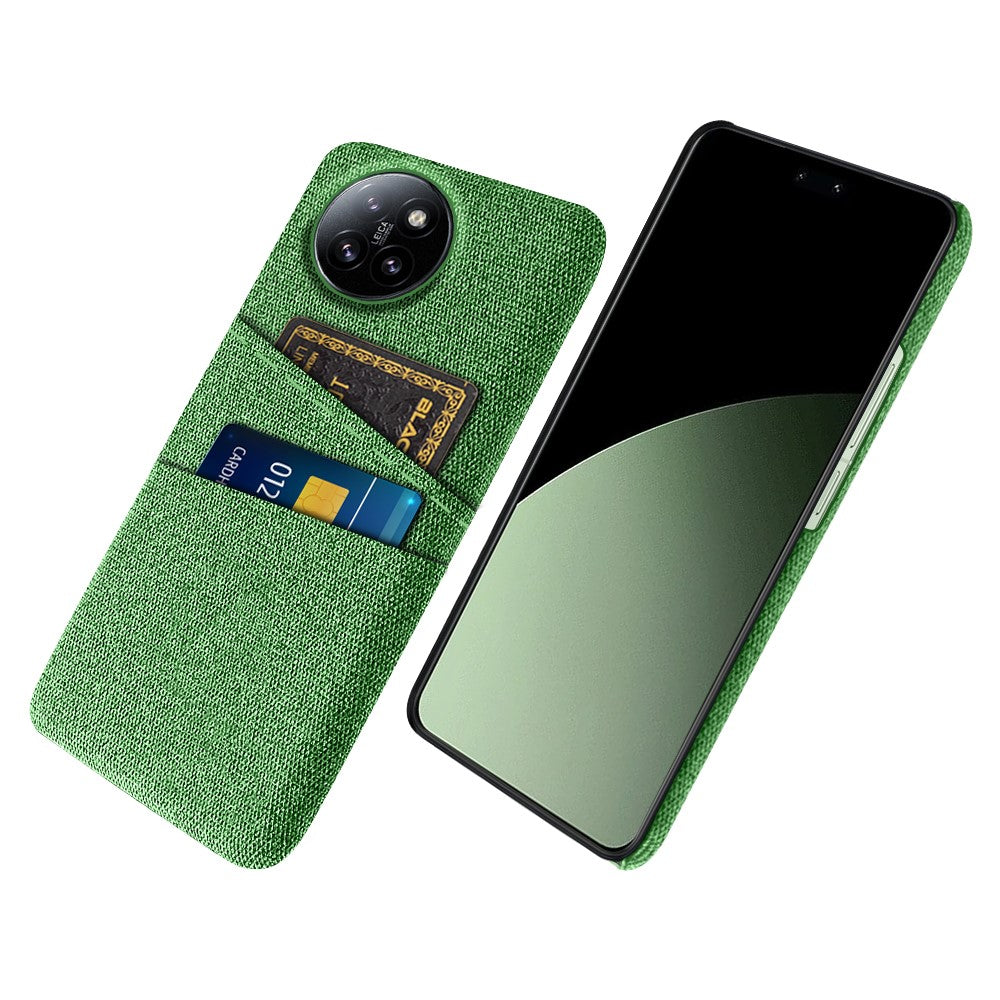 Xiaomi Civi 4 Pro 5G / 14 Civi 5G-skal, dubbla kortplatser, tygtextur, hårt PC-mobilskal