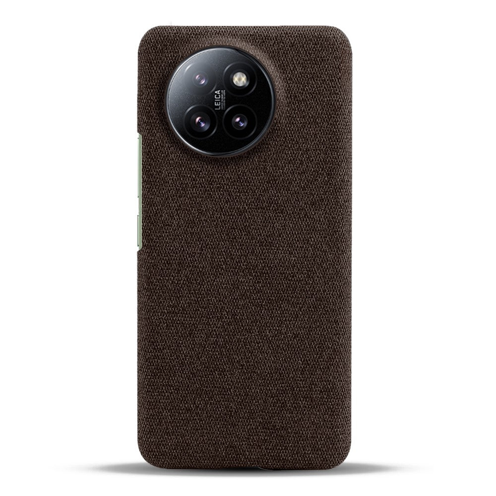 For Xiaomi Civi 4 Pro 5G / 14 Civi 5G Shockproof Case Solid Color Fabric Cloth+PC Phone Cover