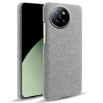 For Xiaomi Civi 4 Pro 5G / 14 Civi 5G Shockproof Case Solid Color Fabric Cloth+PC Phone Cover