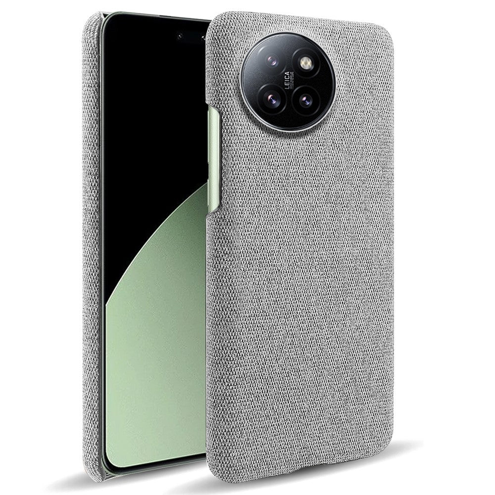For Xiaomi Civi 4 Pro 5G / 14 Civi 5G Shockproof Case Solid Color Fabric Cloth+PC Phone Cover