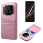 For Honor Magic6 RSR Porsche Design 5G Case Dual Card Slots Leather+PC Phone Cover