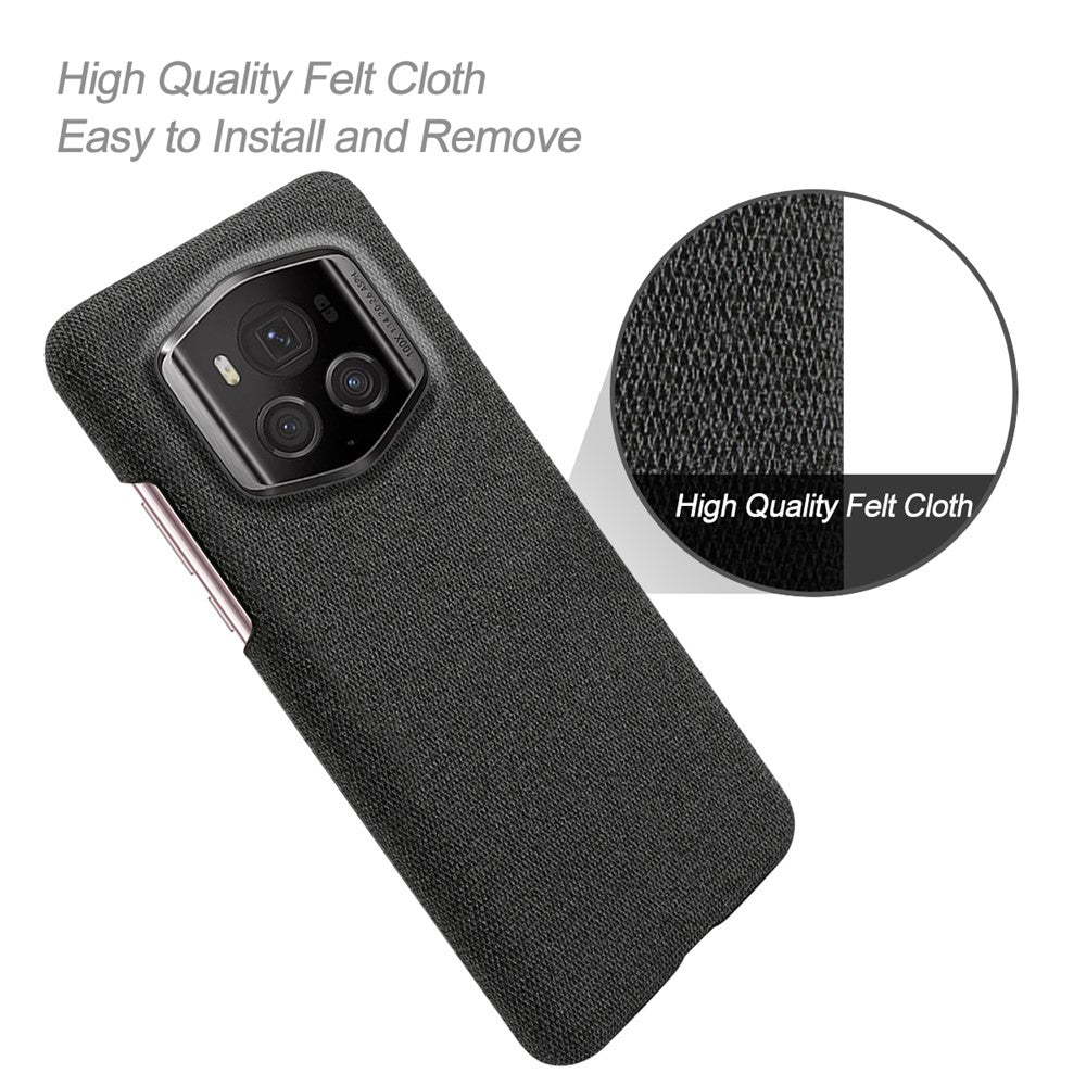 For Honor Magic6 RSR Porsche Design 5G Phone Cover Cloth+PC Drop-proof Back Case