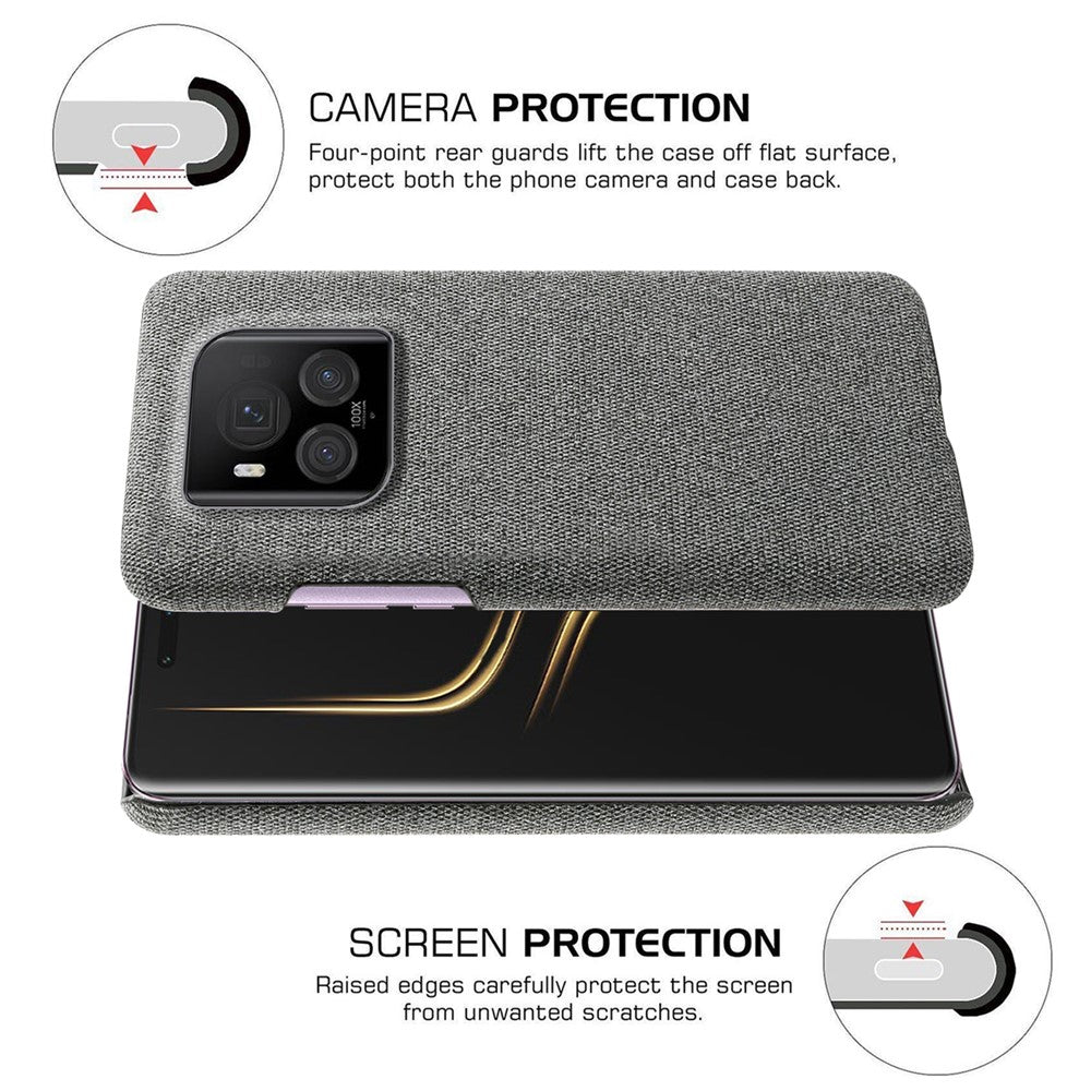 For Honor Magic6 Ultimate 5G Case Cloth+PC Anti-Slip Shockproof Phone Cover