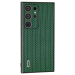 ABEEL Til Samsung Galaxy S24 Ultra Cover Ægte Koskind+PC+TPU Telefoncover